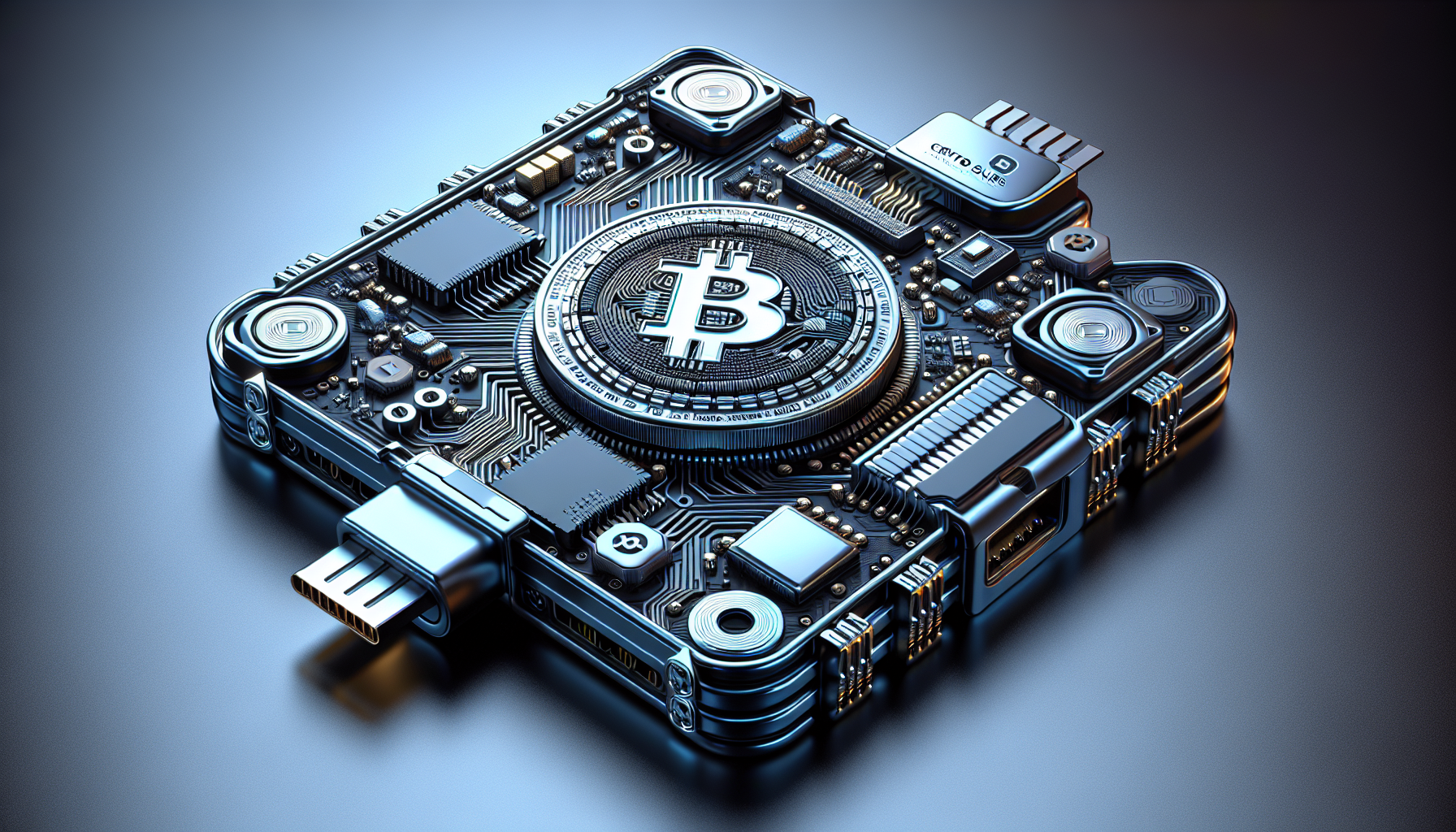 Crypto hardware wallet air-gapped security