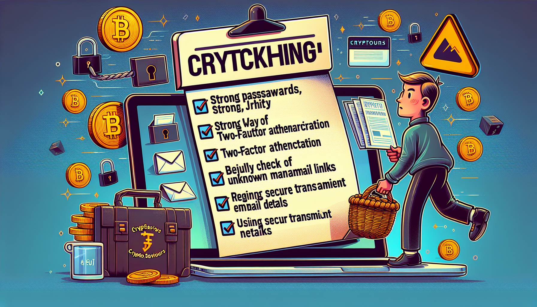 Crypto phishing scam prevention checklist