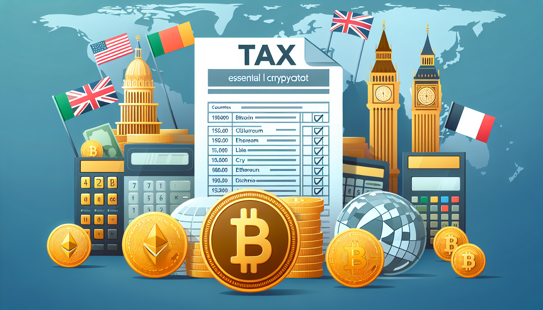 Crypto tax reporting essentials by country