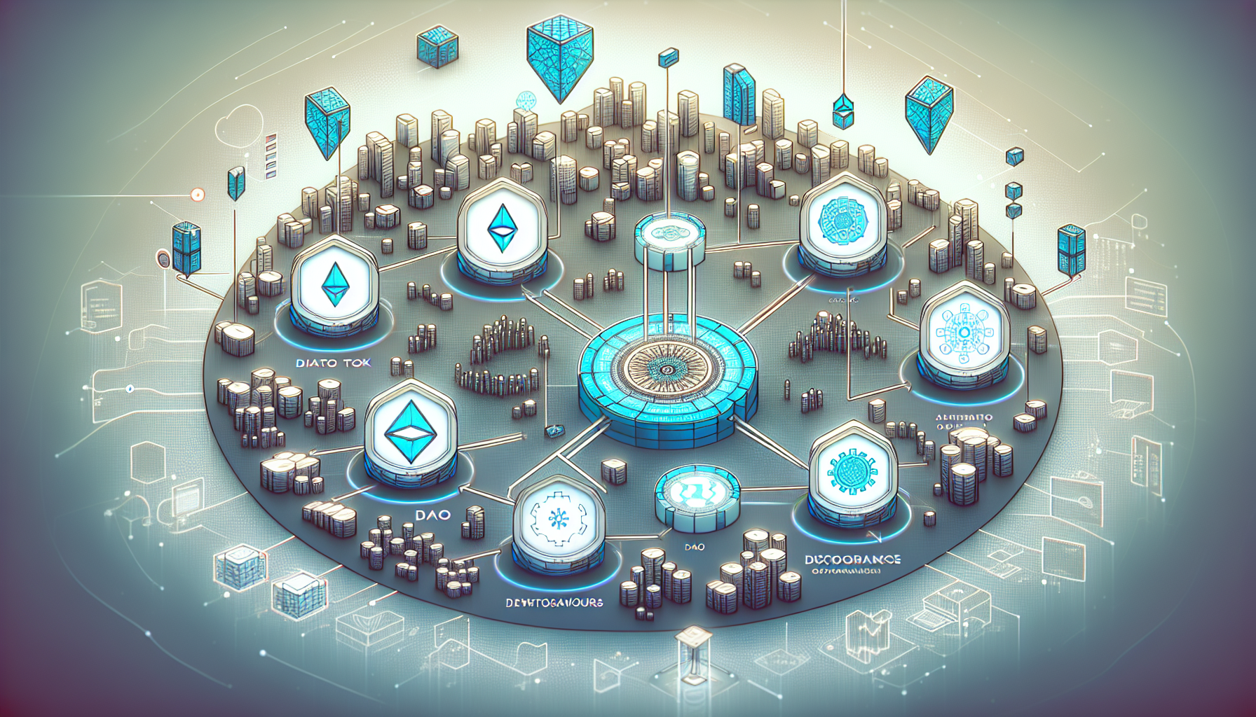 DAO governance token distribution models