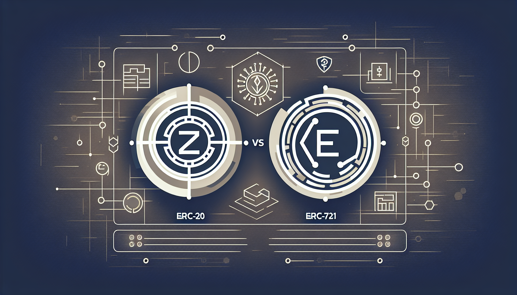 ERC-20 vs ERC-721 token standards