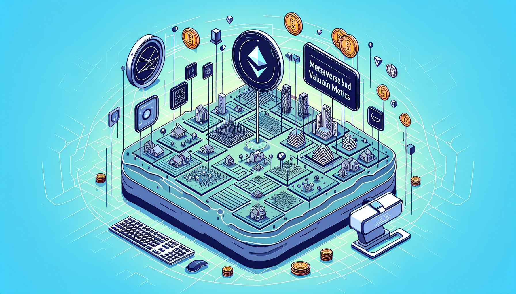Metaverse land valuation metrics