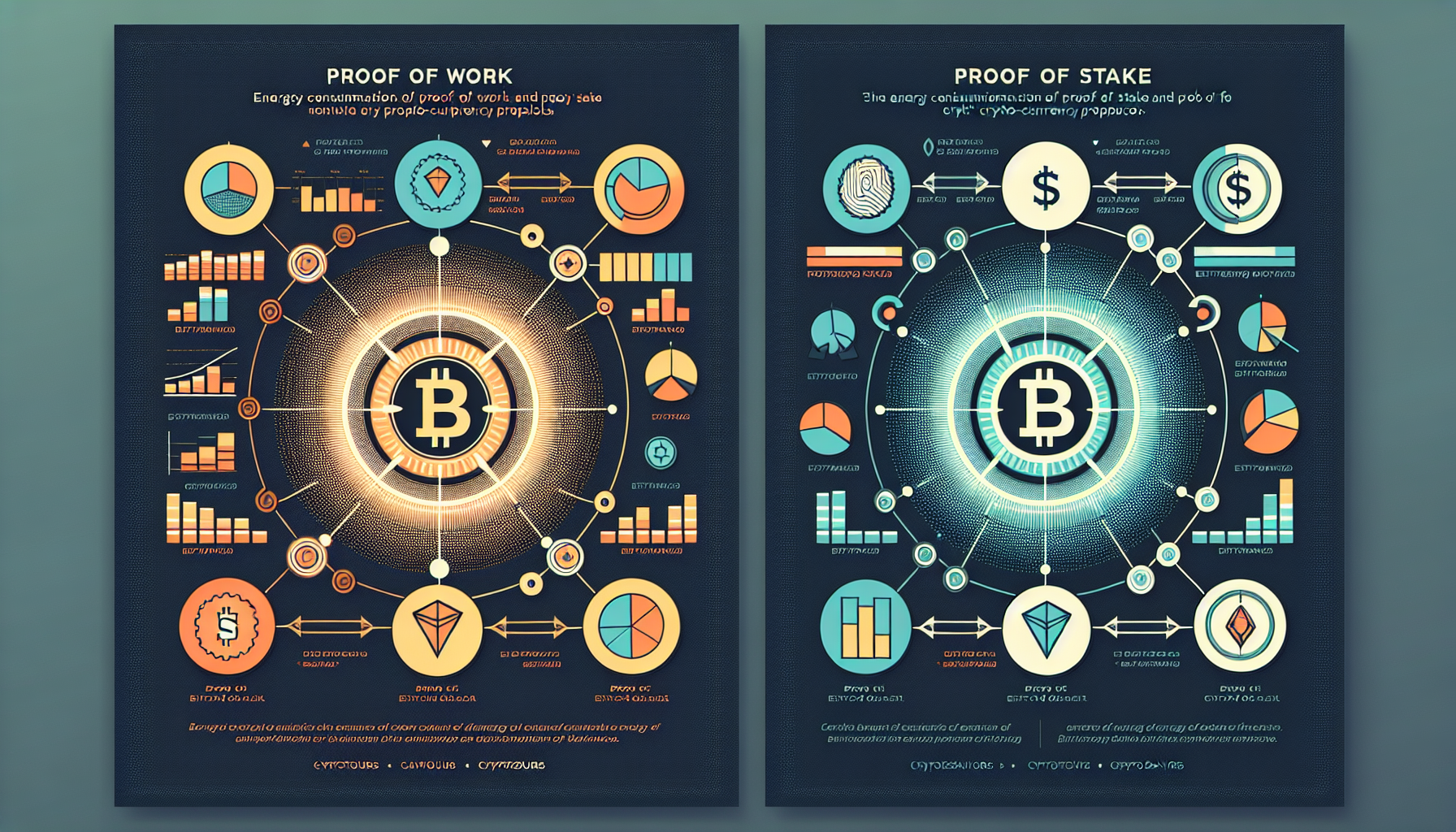 Proof of Work vs Proof of Stake energy comparison