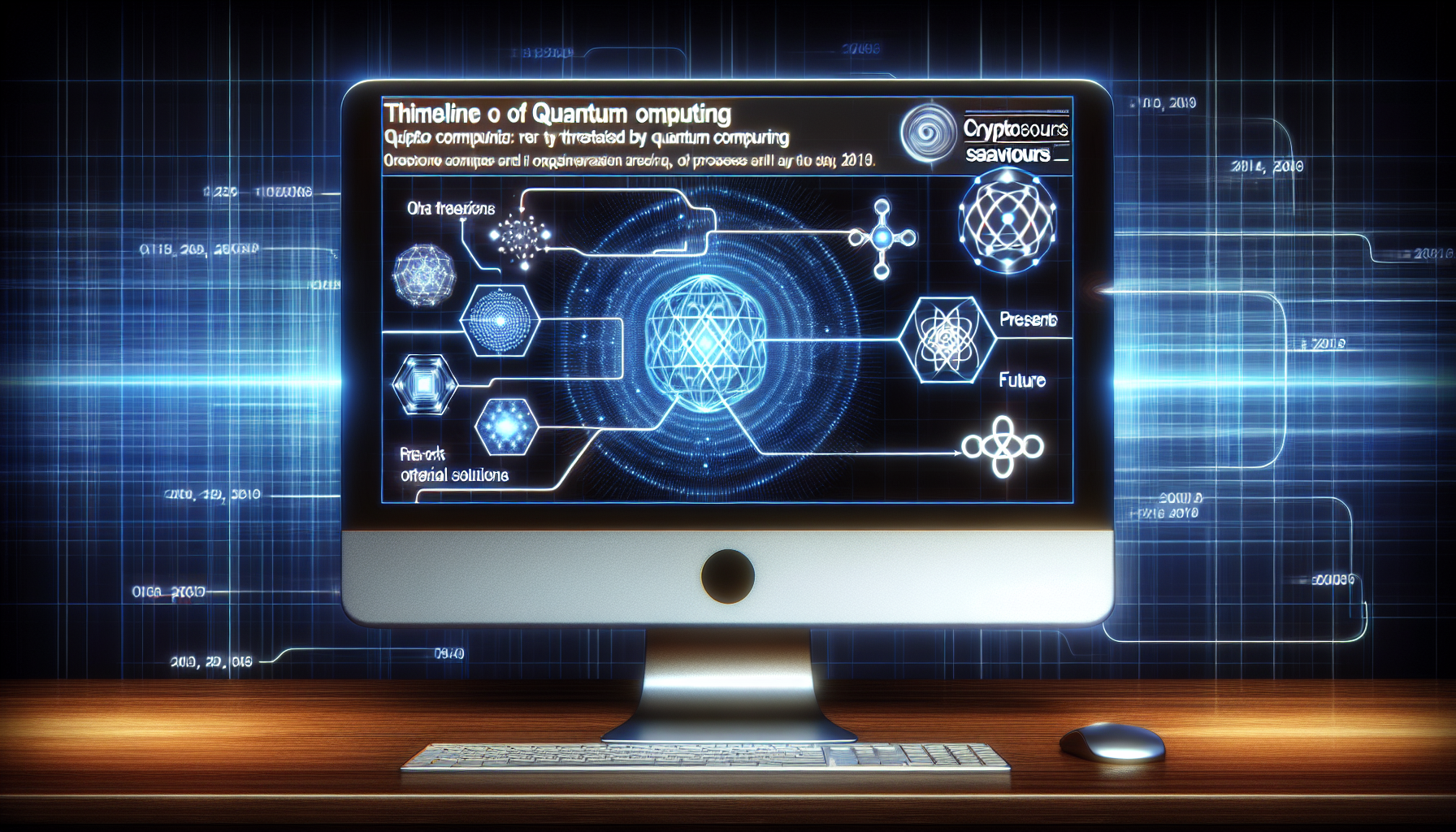 Quantum computing threat timeline