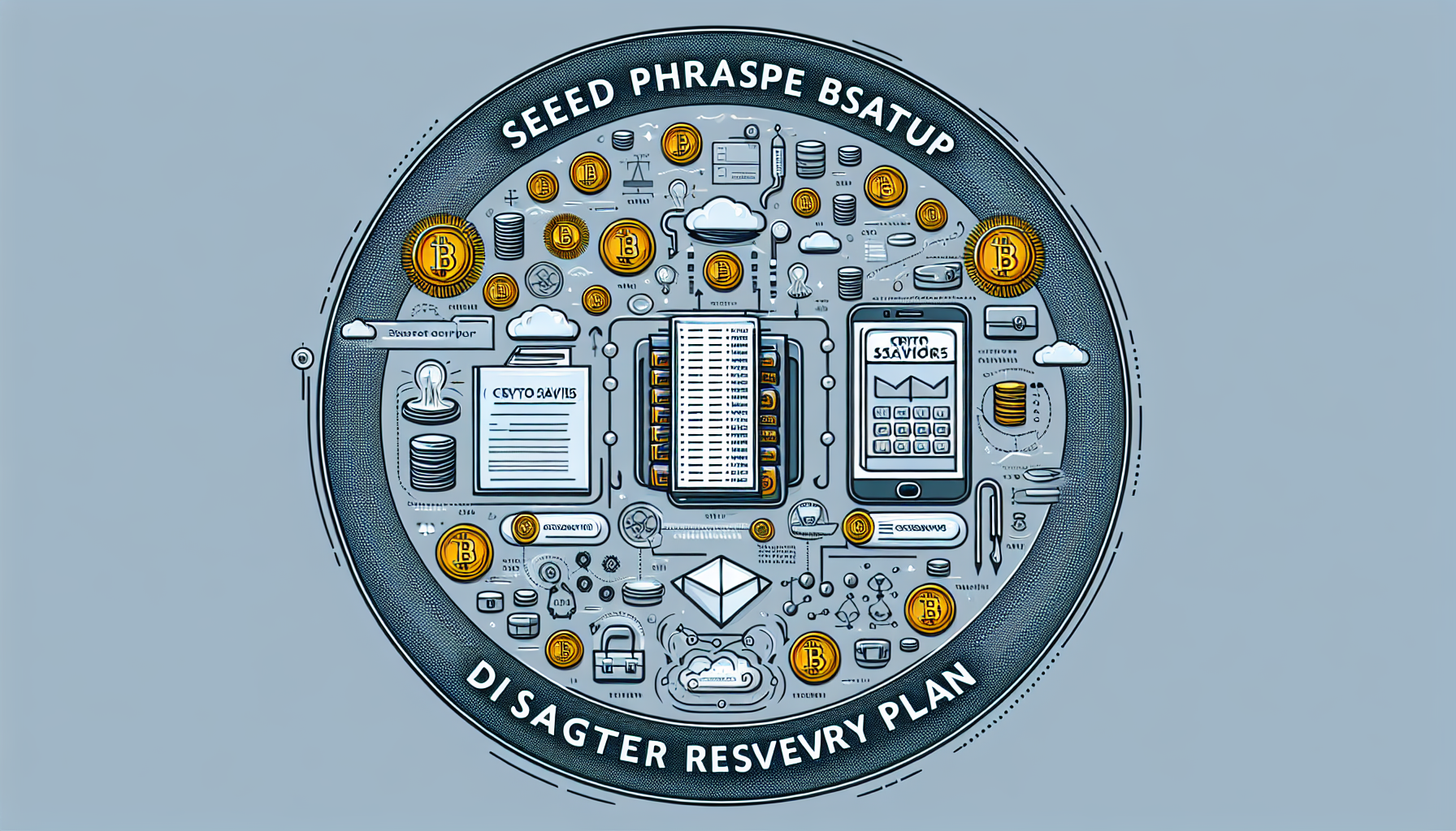 Seed phrase backup disaster recovery plan