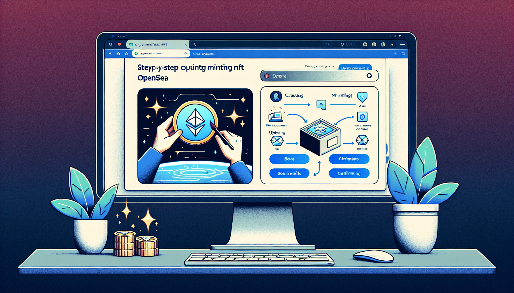 Step-by-step guide to NFT minting on OpenSea
