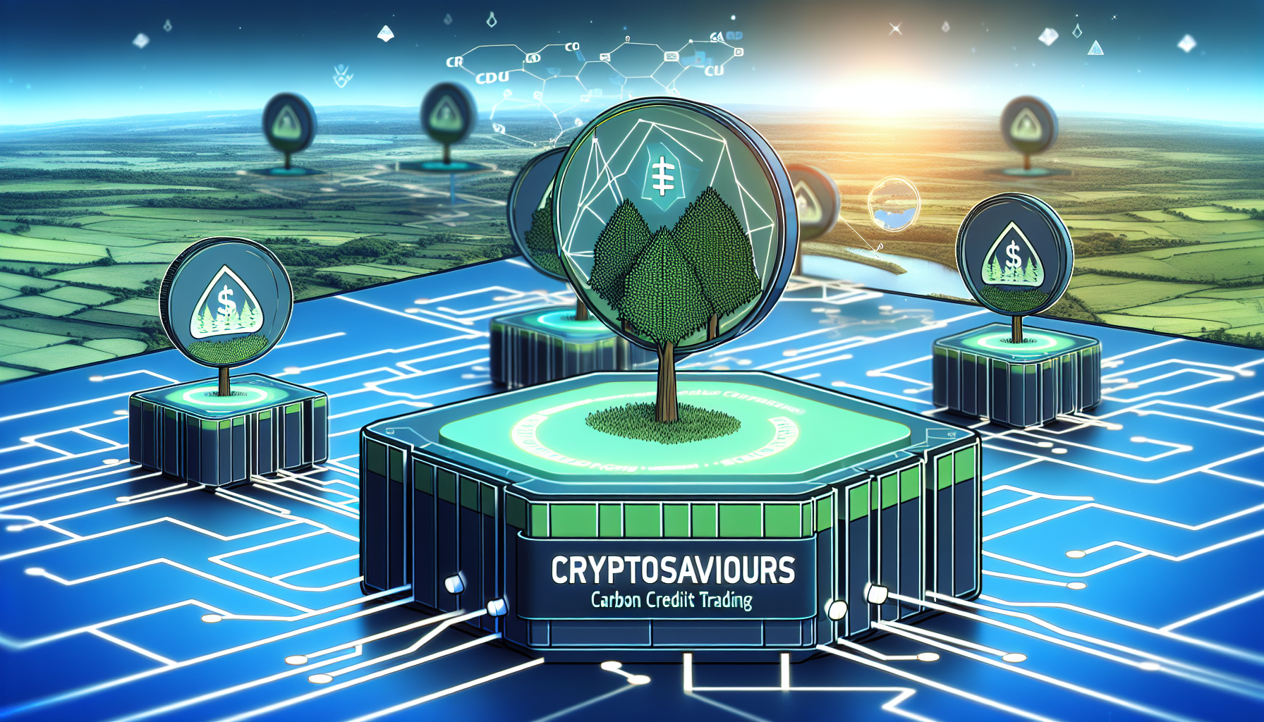 Blockchain carbon credit trading