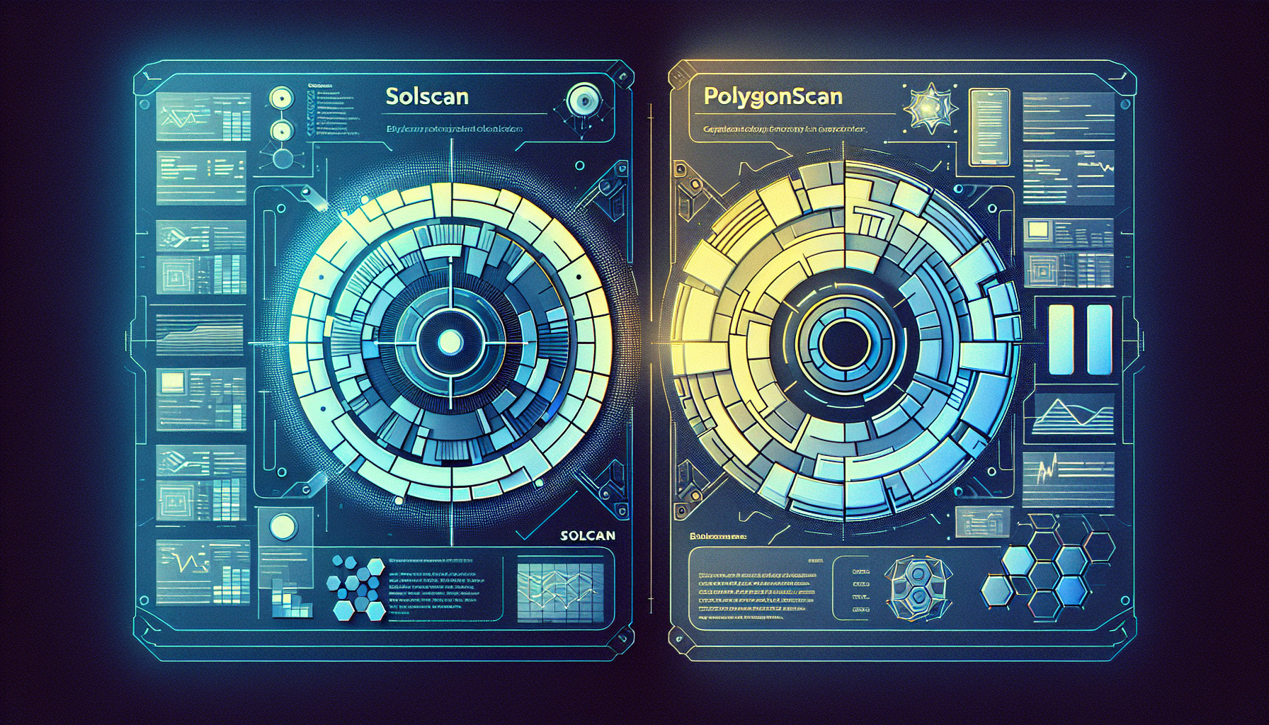 Comparing blockchain explorers (Solscan, PolygonScan)