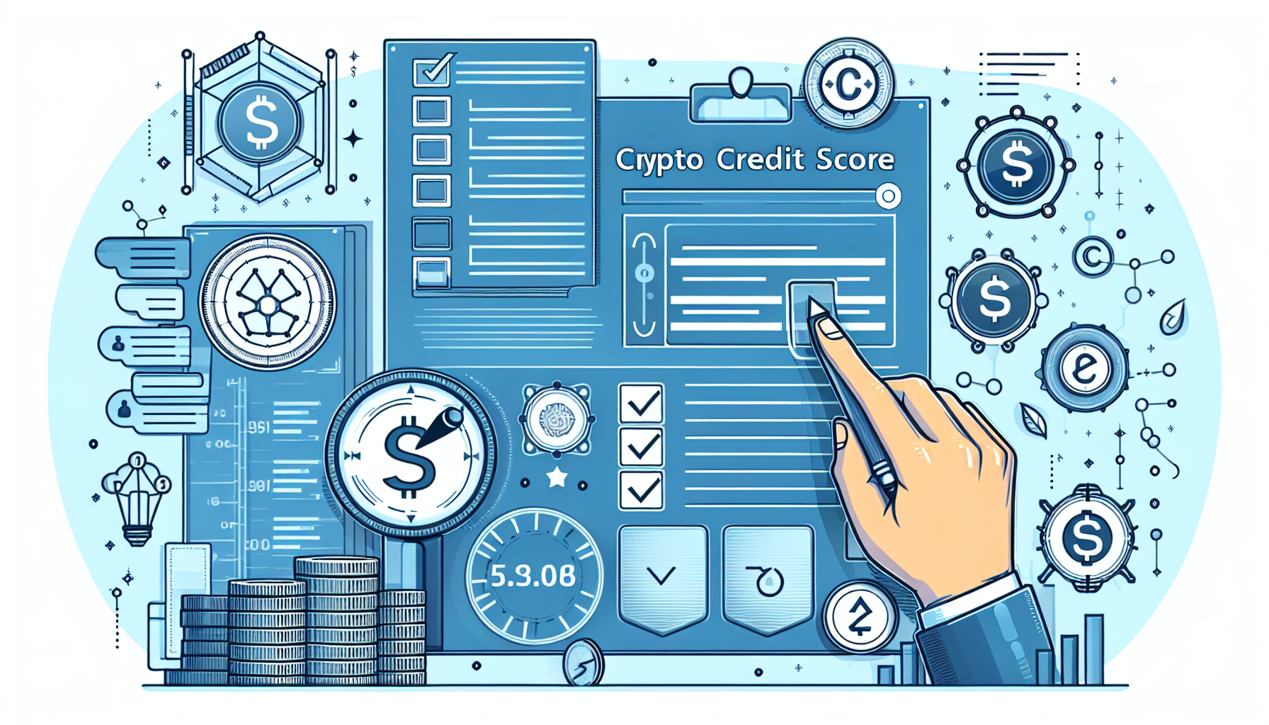 Crypto credit score systems