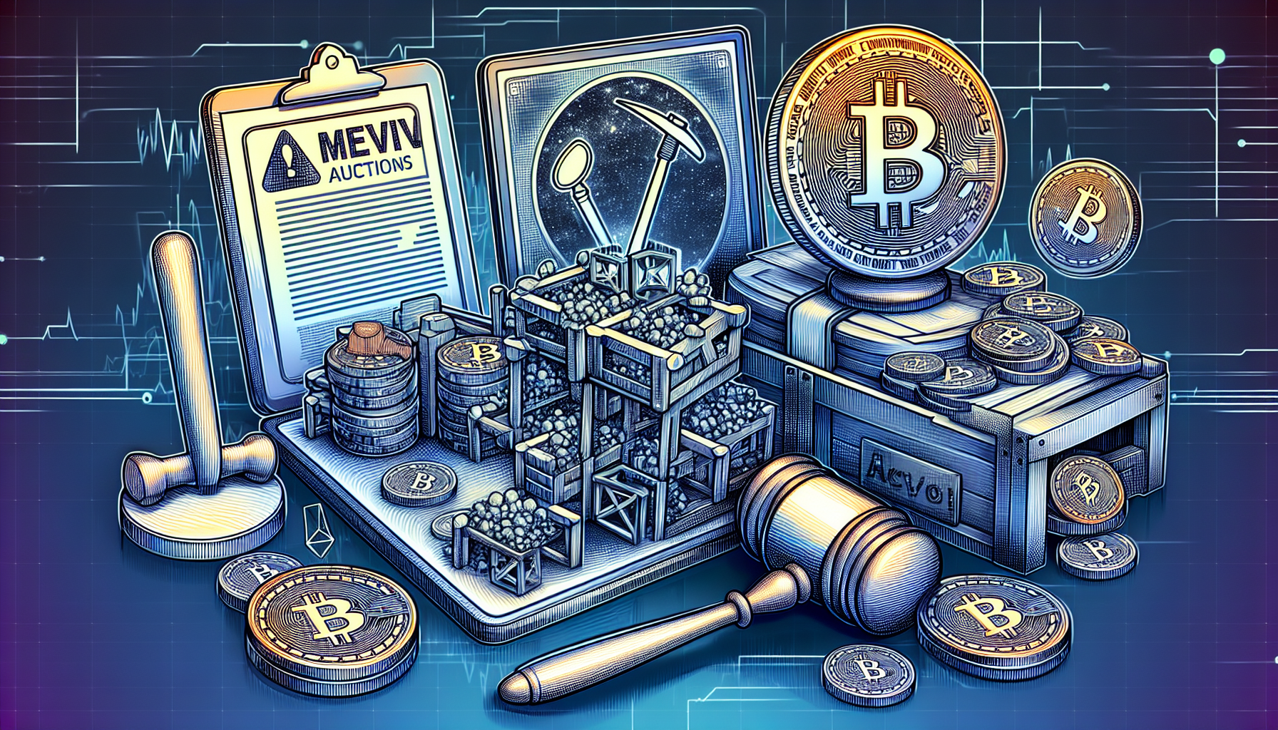 Miner extractable value (MEV) auctions