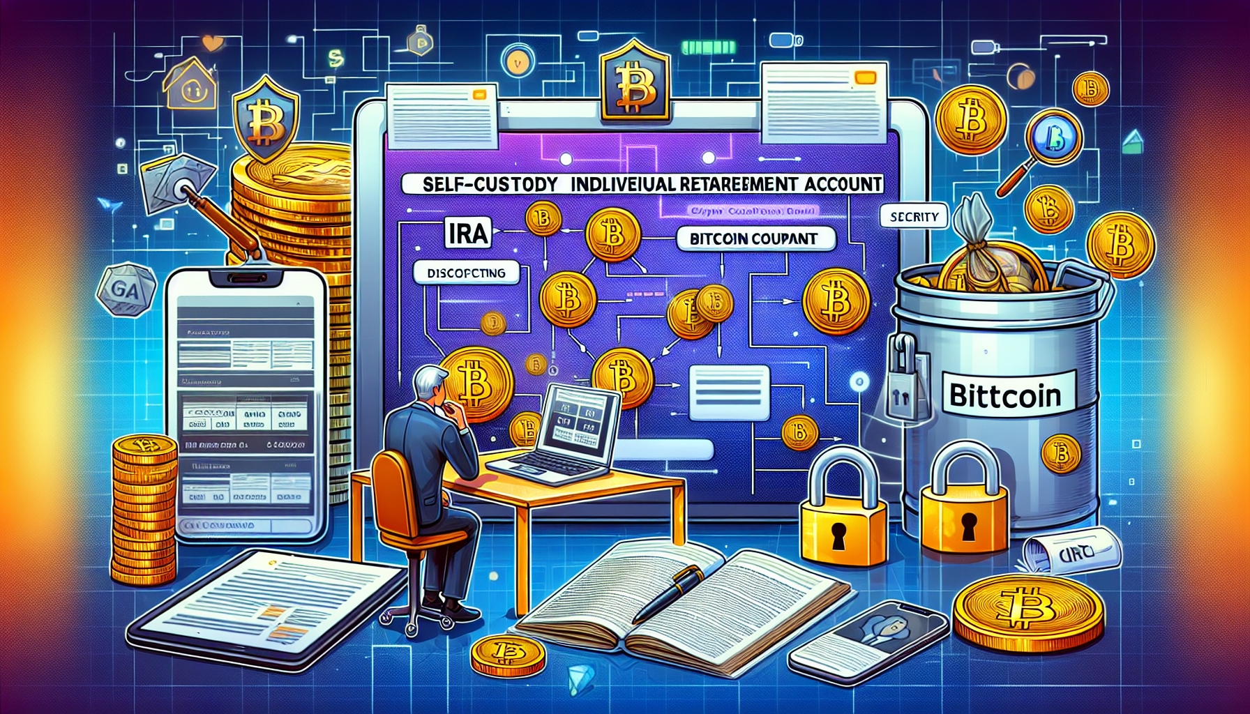Setting up a self-custody IRA for Bitcoin