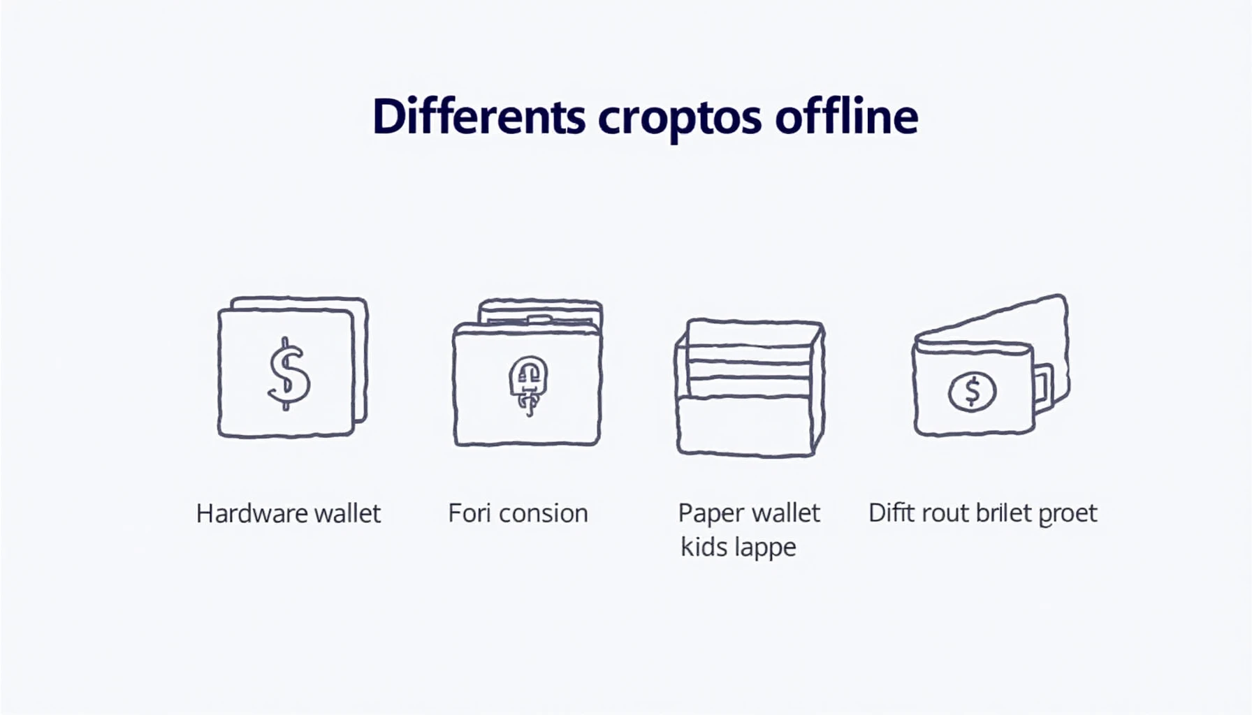 How to store crypto offline