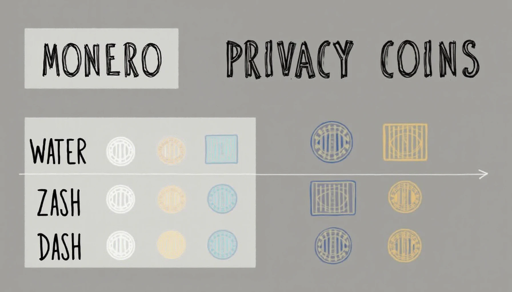 Cryptocurrency privacy coins comparison