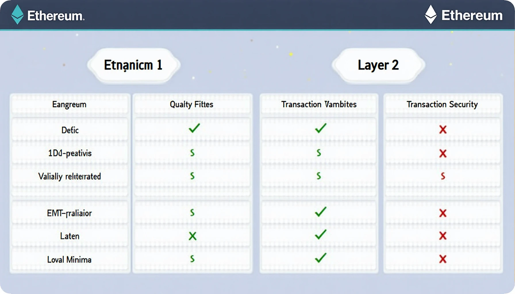 Ethereum Layer1 vs Layer2