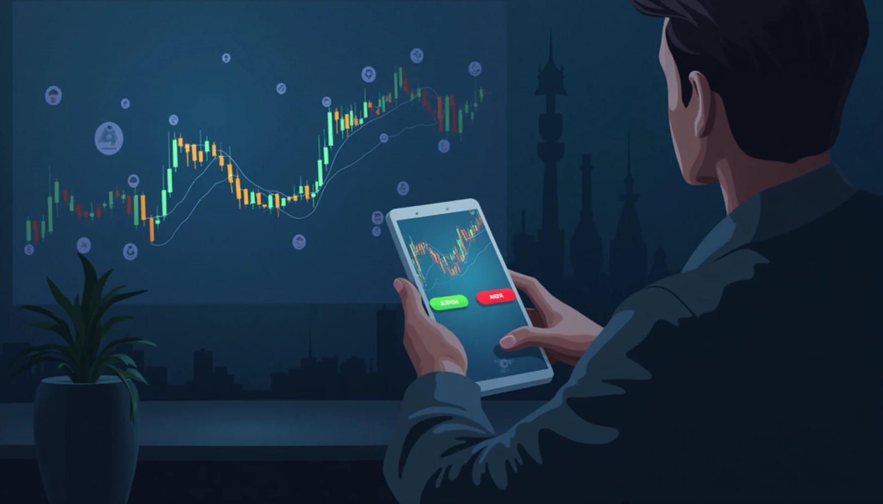 HIBT trailing stop settings for volatile assets