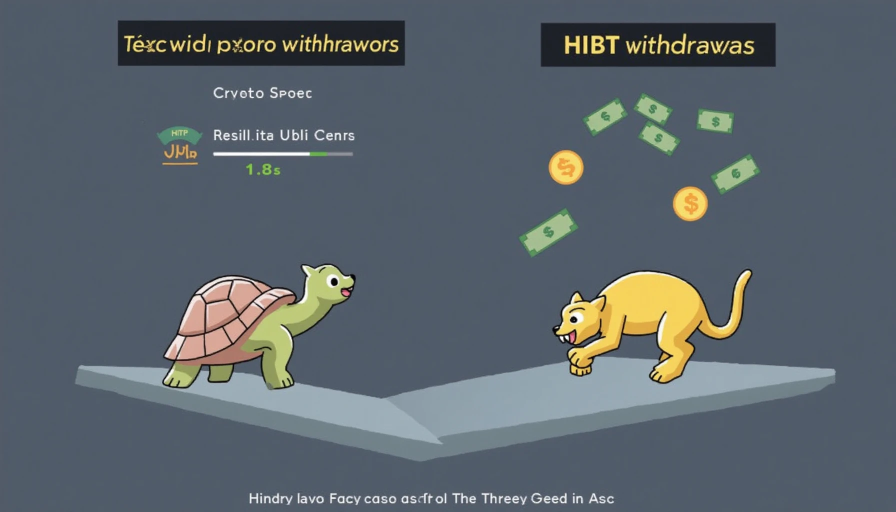 HIBT withdrawal process speed analysis