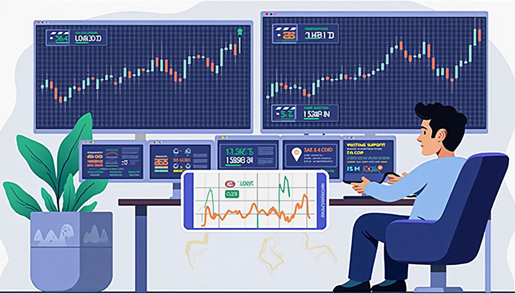 HIBT technical analysis tools for swing trading